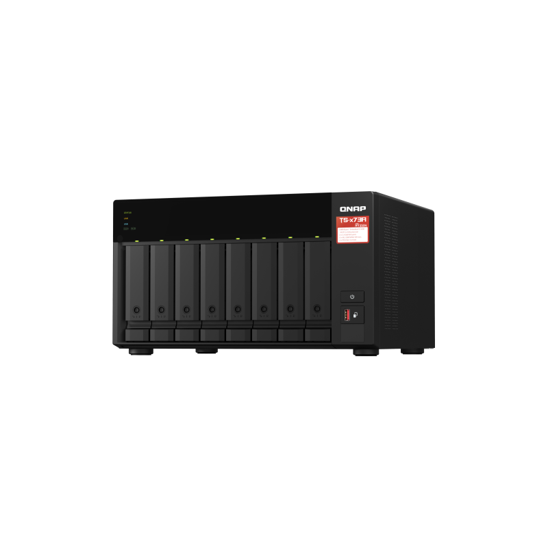 QNAP TS 873A NAS Torre Ethernet Negro V1500B