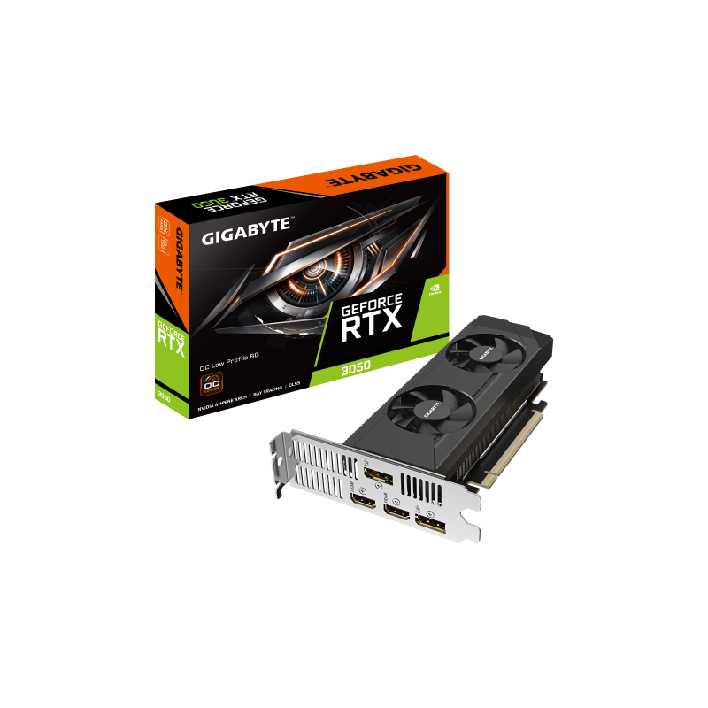 Gigabyte GeForce RTX 3050 OC Low Profile 6G NVIDIA 6 GB GDDR6