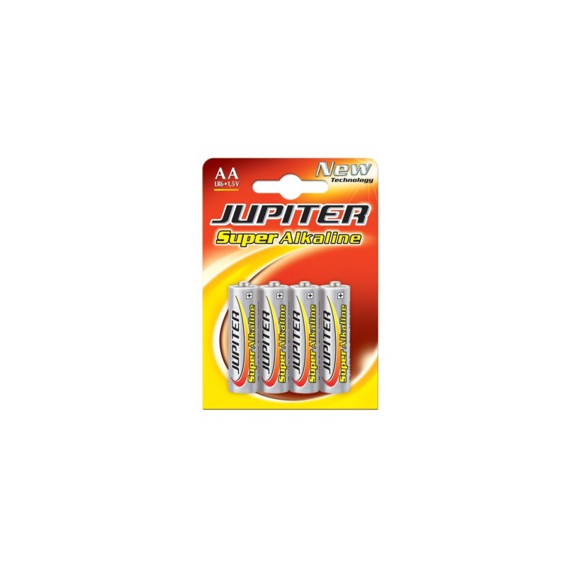 BLISTER 4 PILAS ALKALINAS LR6 E91 AA 318994 JUPITER 040306