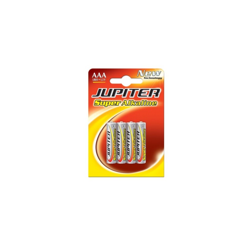 BLISTER 4 PILAS ALKALINAS LR03 E92 AAA 318995 JUPITER 040309