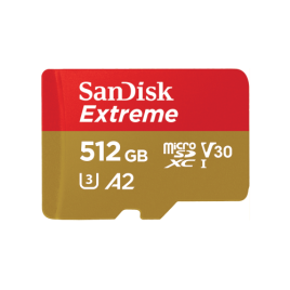 SanDisk Extreme 512 GB MicroSDHC UHS I Clase 10