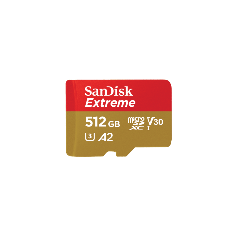 SanDisk Extreme 512 GB MicroSDHC UHS I Clase 10