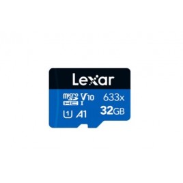 LEXAR 32GB HIGH PERFORMANCE 633X MICROSDHC UHS I UP TO 100MB S READ 20MB S WRITE C10 A1 V10 U1