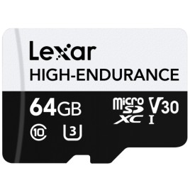 Lexar High Endurance 64 GB MicroSDXC UHS I Clase 10