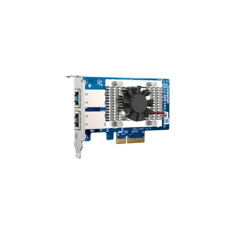 QNAP QXG 10G2T adaptador y tarjeta de red Interno Ethernet 10000 Mbit s