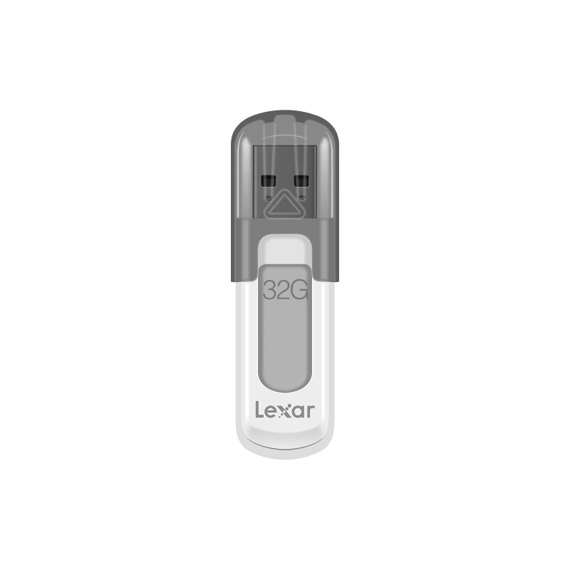 Lexar JumpDrive V100 unidad flash USB 32 GB USB tipo A 32 Gen 1 31 Gen 1 Gris Blanco