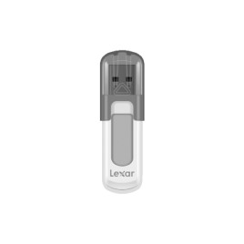 Lexar JumpDrive V100 unidad flash USB 64 GB USB tipo A 32 Gen 1 31 Gen 1 Gris Blanco