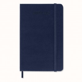 AGENDA 18 MESES 2024 2025 SEMANAL P 9 X 14 CM AZUL ZAFIRO TAPA DURA MOLESKINE DHB2018WN2Y25