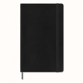 AGENDA 18 MESES 2024 2025 SEMANAL L 13 X 21 CM NEGRA TAPA BLANDA MOLESKINE DSB18WN3Y25