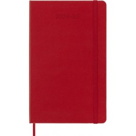 AGENDA 18 MESES 2024 2025 SEMANAL P 9 X 14 CM ROJO ESCARLATA TAPA BLANDA MOLESKINE DSF218WN2Y25