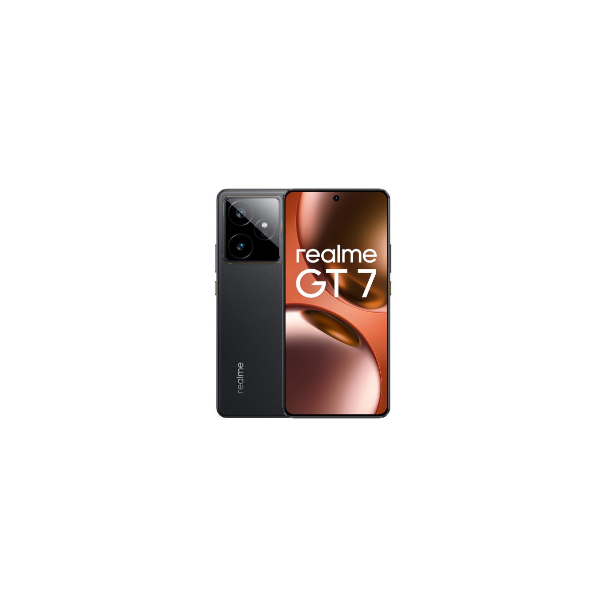 realme GT 7 172 cm 678 SIM doble Android 15 5G USB Tipo C 12 GB 256 GB 7000 mAh Negro