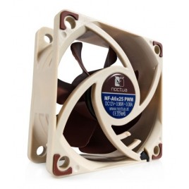 NOCTUA VENTILADOR CAJA NF A6X25 PWM 60MM FAN 60X60X25MM 12V 3000RPM 2300RPM 550RPM 193 DBA 292 M3 H 218 MM H2O 4 PINES