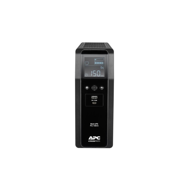 APC BR1600SI sistema de alimentacion ininterrumpida UPS Linea interactiva 16 kVA 960 W 8 salidas AC