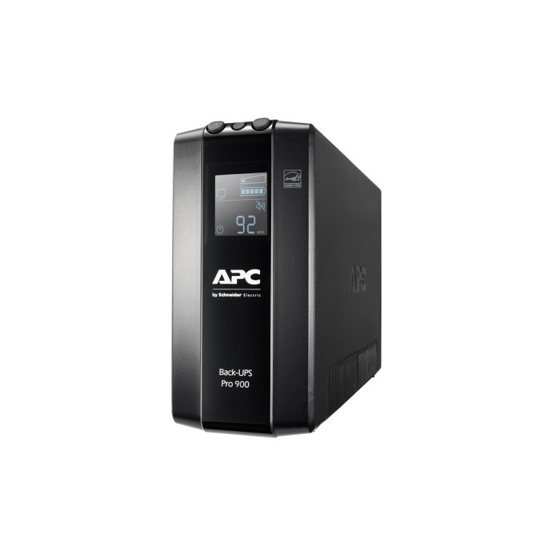 APC BR900MI sistema de alimentacion ininterrumpida UPS Linea interactiva 09 kVA 540 W 6 salidas AC
