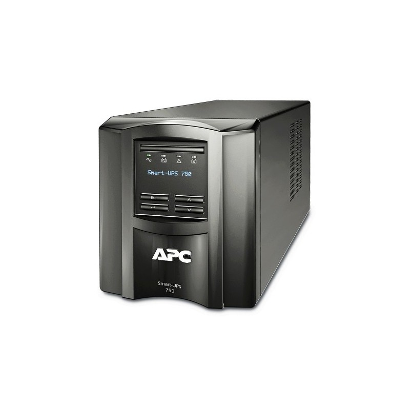 APC SMT750IC sistema de alimentacion ininterrumpida UPS Linea interactiva 075 kVA 500 W 6 salidas AC