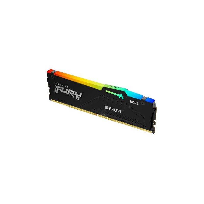 MEMORIA KINGSTON 32GB 6000MT S DDR5 CL30  FURY BEAST RGB EXPO KF560C30BBEA 32