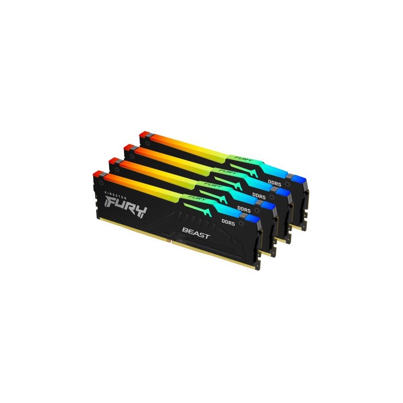 Kingston Technology FURY Beast RGB modulo de memoria 64 GB 4 x 16 GB DDR5