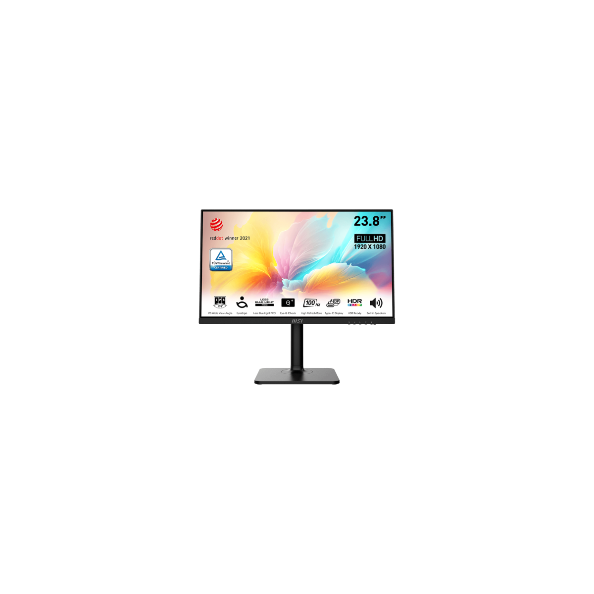 MSI MONITOR MODERN MD2412P 238 60CM PLANO IPS 1920X1080 FHD 100HZ NEGRO