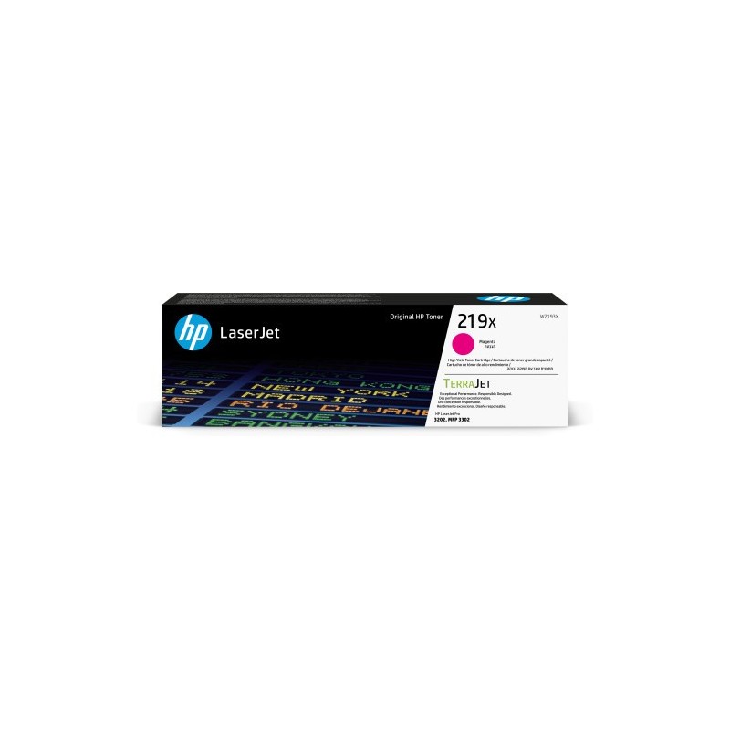 HP Cartucho de Toner Original LaserJet 219X de alta capacidad magenta