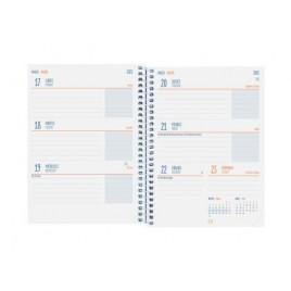 AGENDA ESCOLAR 2024 2025 8º 120X164 SEMANA VISTA HORIZONTAL COOL FLORAL FINOCAM 645000625