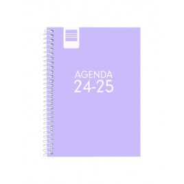 AGENDA ESCOLAR 2024 2025 8º 120X164 SEMANA VISTA HORIZONTAL COOL LILA FINOCAM 645000825