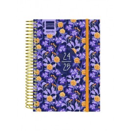 AGENDA ESCOLAR 2024 2025 8º 120X164 1 DiA PaGINA SECUNDARIA LILAC FINOCAM 634264625