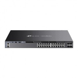 TP Link Omada SG6428XHP switch Gestionado L3 Gigabit Ethernet 10 100 1000 Energia sobre Ethernet PoE 1U Negro