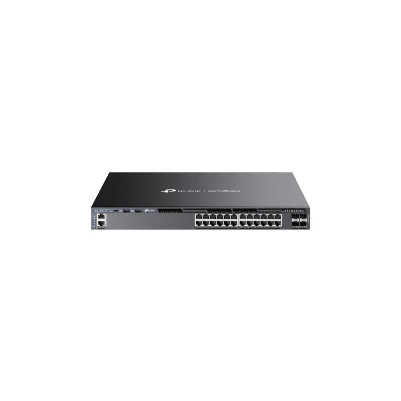 TP Link Omada SG6428XHP switch Gestionado L3 Gigabit Ethernet 10 100 1000 Energia sobre Ethernet PoE 1U Negro