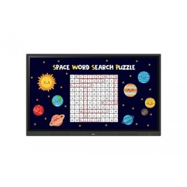 LG 75TR3DK B pizarra blanca interactiva 1905 cm 75 3840 x 2160 Pixeles Pantalla tactil Negro