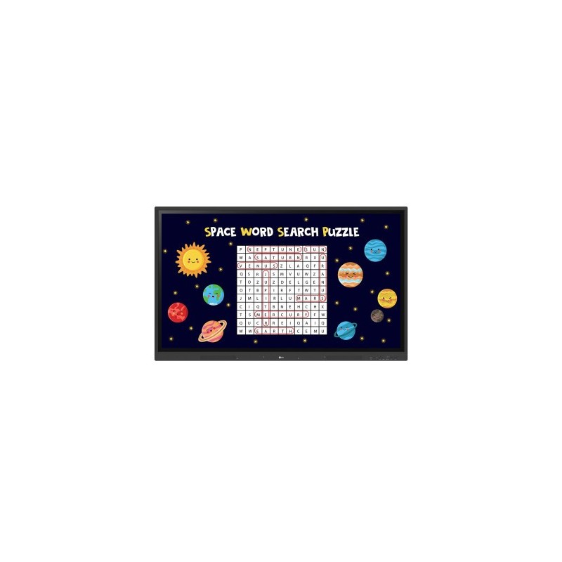 LG 75TR3DK B pizarra blanca interactiva 1905 cm 75 3840 x 2160 Pixeles Pantalla tactil Negro