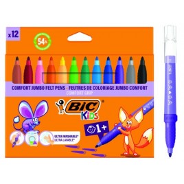 ESTUCHE 12 ROTULADORES CONFORT JUMBO ROTULADORES BIC 517250