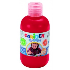 BOTELLA TEMPERA 250 ML ROJO CARIOCA 40424 10