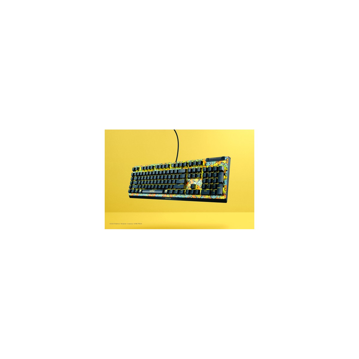 TECLADO RAZER BLACKWIDOW V4 X GREEN SWITCH POKEMON KANTO STARTERS US LAYOUT RZ03 04704200 R3M1