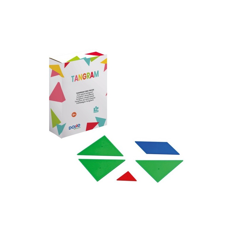 CAJA TANGRAM 5 PIEZAS A PARTIR DE 6 ANOS DOHE 1025