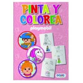 LIBROS DE COLOREAR A4 PLAYMOBIL MODELO PRINCESS DOHE 51736