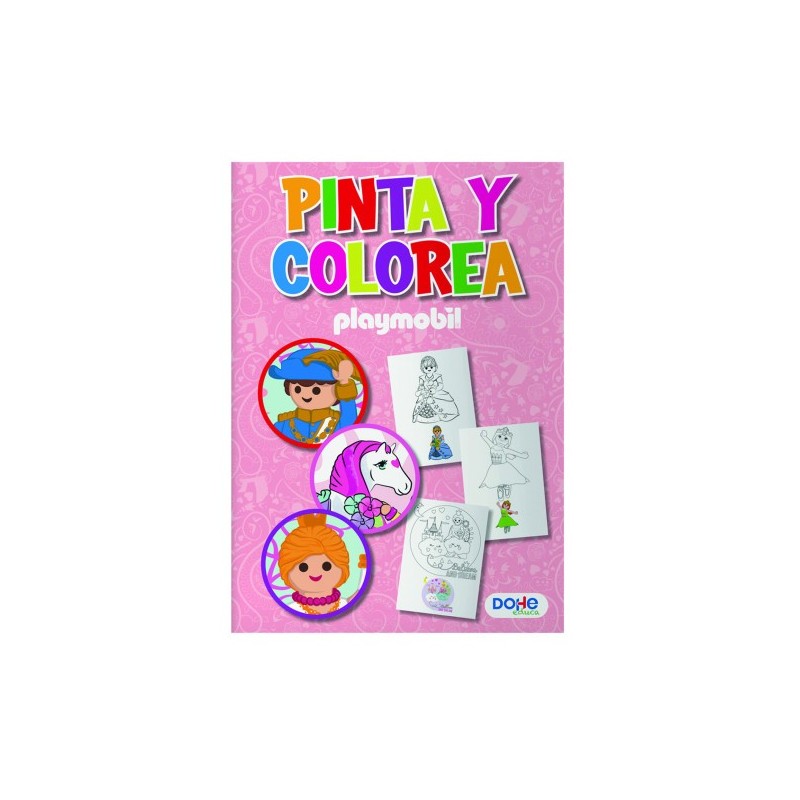 LIBROS DE COLOREAR A4 PLAYMOBIL MODELO PRINCESS DOHE 51736