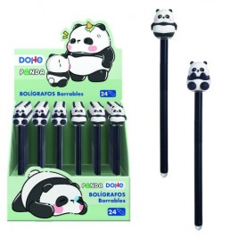 EXPOSITOR CON 24 BOLiGRAFOS BORRABLES PANDA DOHE 79645