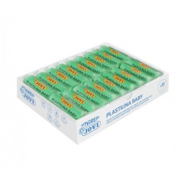 MY FIRST PLASTILINA BABY CAJA 18 PASTILLAS PASTA PARA MODELAR SuPER BLANDA 38 G VERDE NEW JOVI 37010