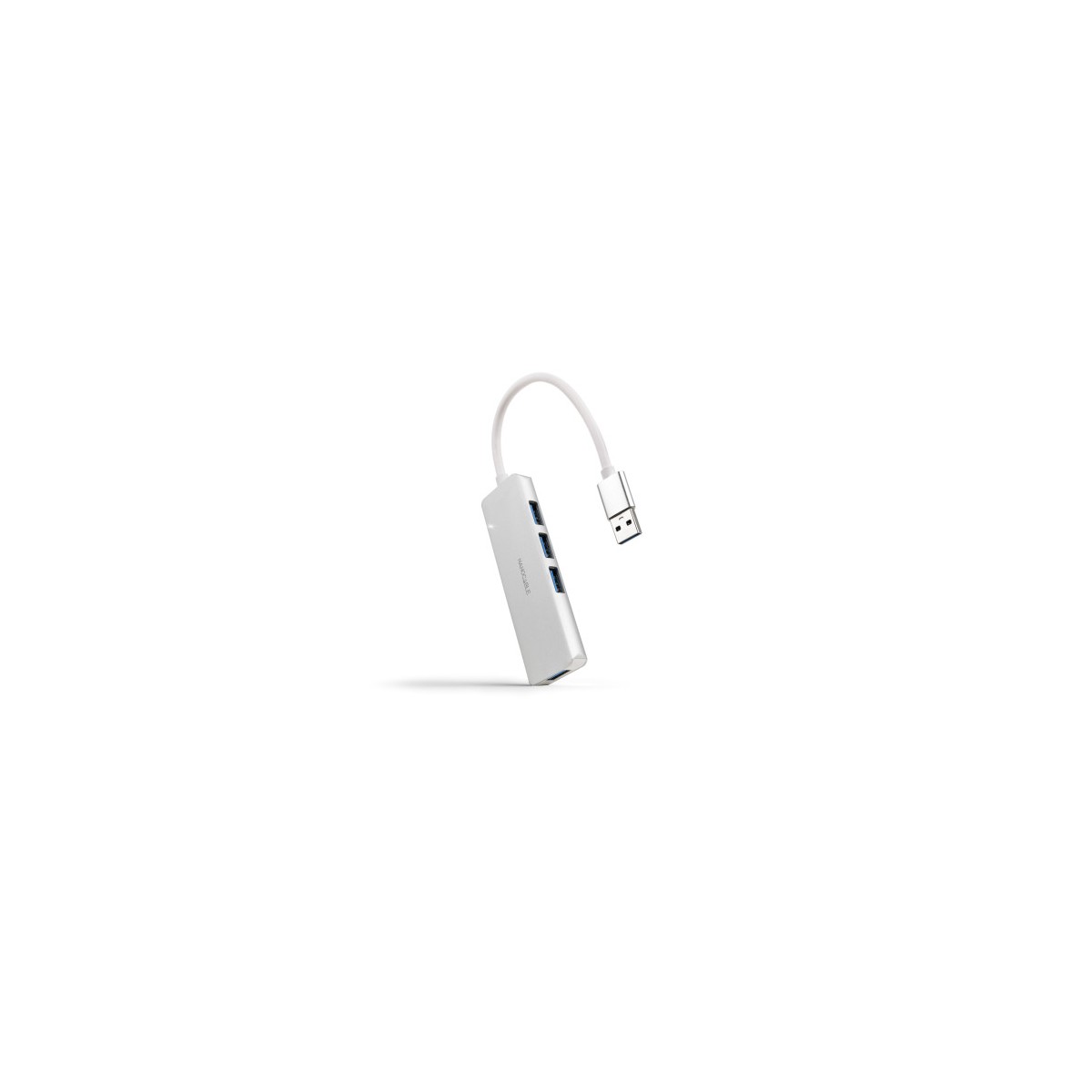 NANOCABLE HUB USB 30 4xUSB30 USB A M USB 30 H ALUM 18CM