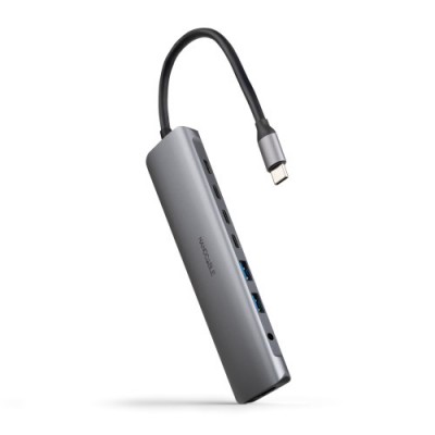 NANOCABLE HUB USB C 2xUSB A3xUSB CUSB C CARGAHDMIAUDIO
