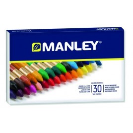 ESTUCHE 30 CERAS MANLEY MNC00077