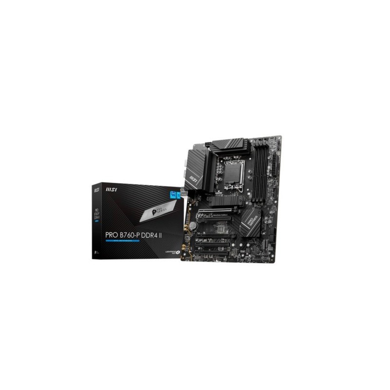 PLACA MSI PRO B760 P IIINTEL1700B7604DDR5128GBHDMIDP4SATA2M24USB 322USB C25GBATX