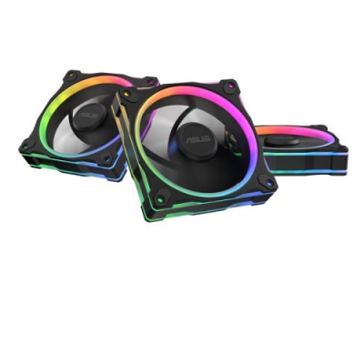 ASUS Prime MR120 Fan ARGB Reverse Black 3in1 Carcasa del ordenador Ventilador 12 cm Negro 3 piezas