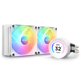 NZXT Kraken Elite 240 RGB Procesador Sistema de refrigeracion liquida todo en uno 12 cm Blanco 1 piezas