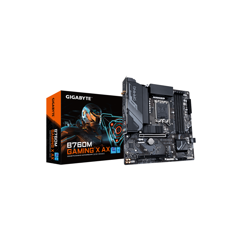 Gigabyte B760M Gaming X AX Intel B760 Express LGA 1700 micro ATX