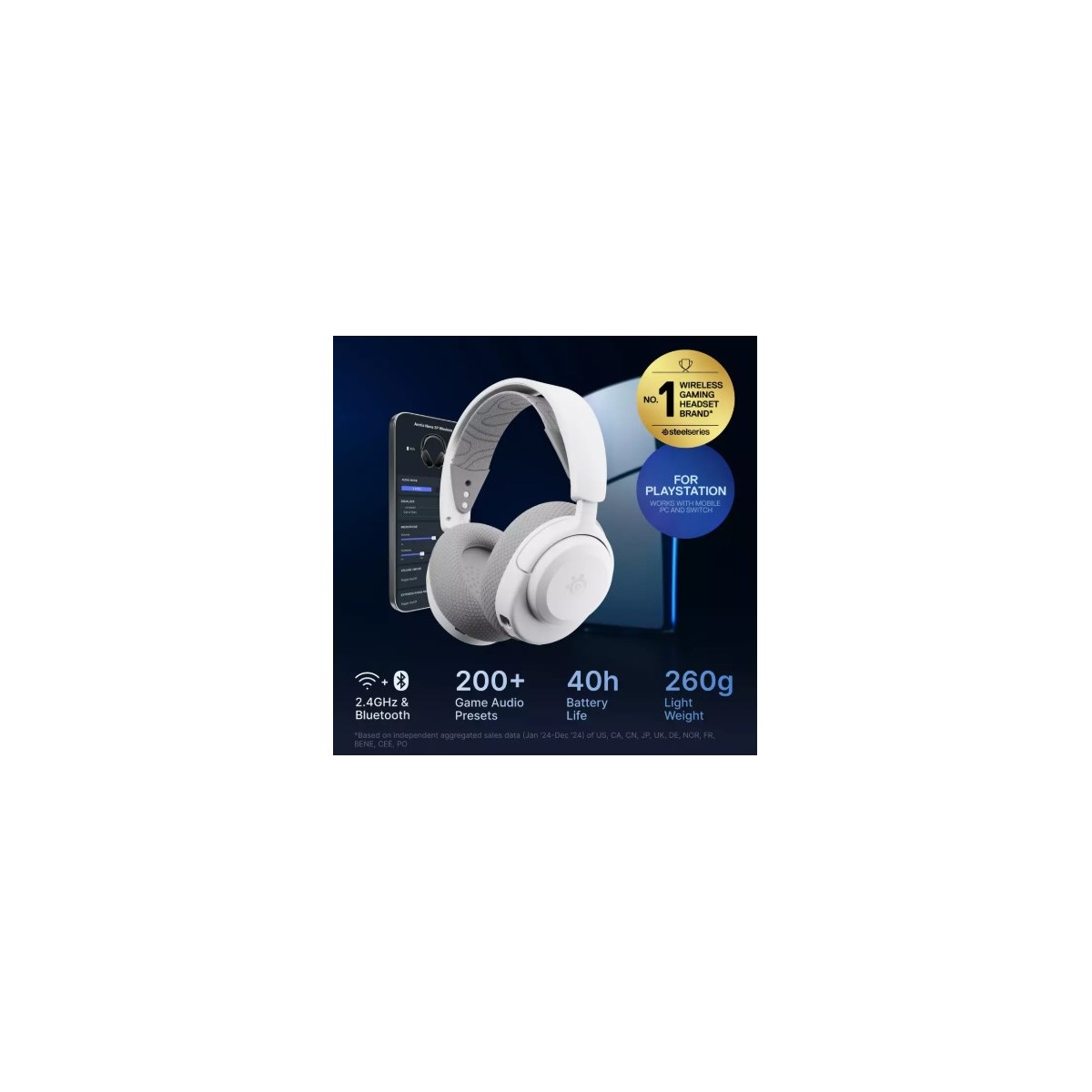 Steelseries Arctis Nova 3P Auriculares Inalambrico Diadema Musica uso diario Bluetooth Blanco