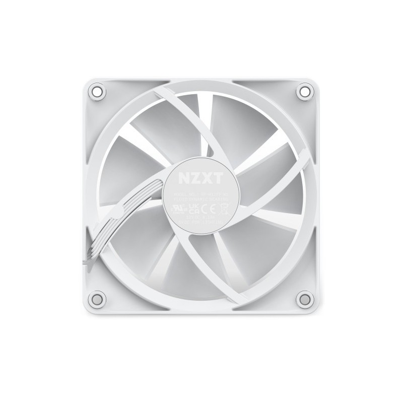 NZXT F120 RGB Carcasa del ordenador Ventilador 12 cm Blanco 1 piezas