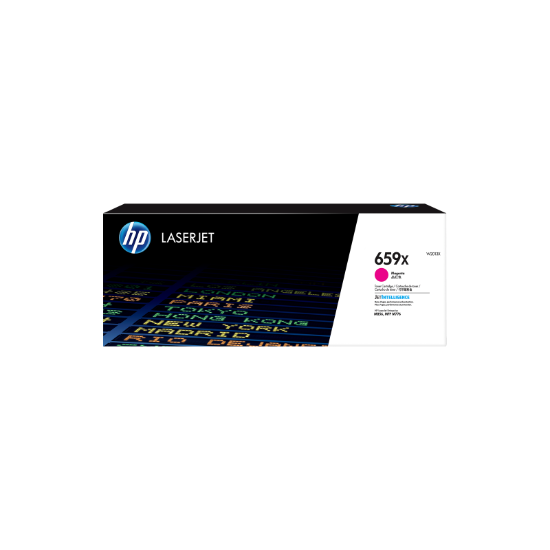 HP LaserJet Cartucho de toner Original 659X magenta de alta capacidad