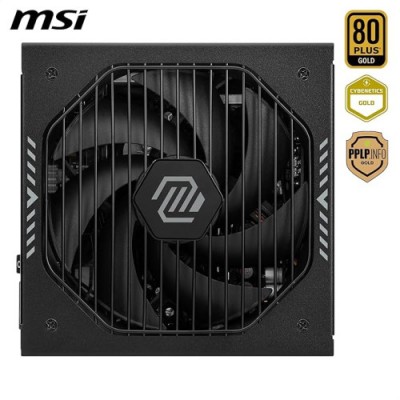 FUENTE ALIMENTACION MSI MAG A1000GLS PCIE5PSU1000W80 PLUS GOLDMODULAR135MMACTIVE PFCPCI E 50 16 PINX1PCI E 62 PINX4SATA 15 PINX