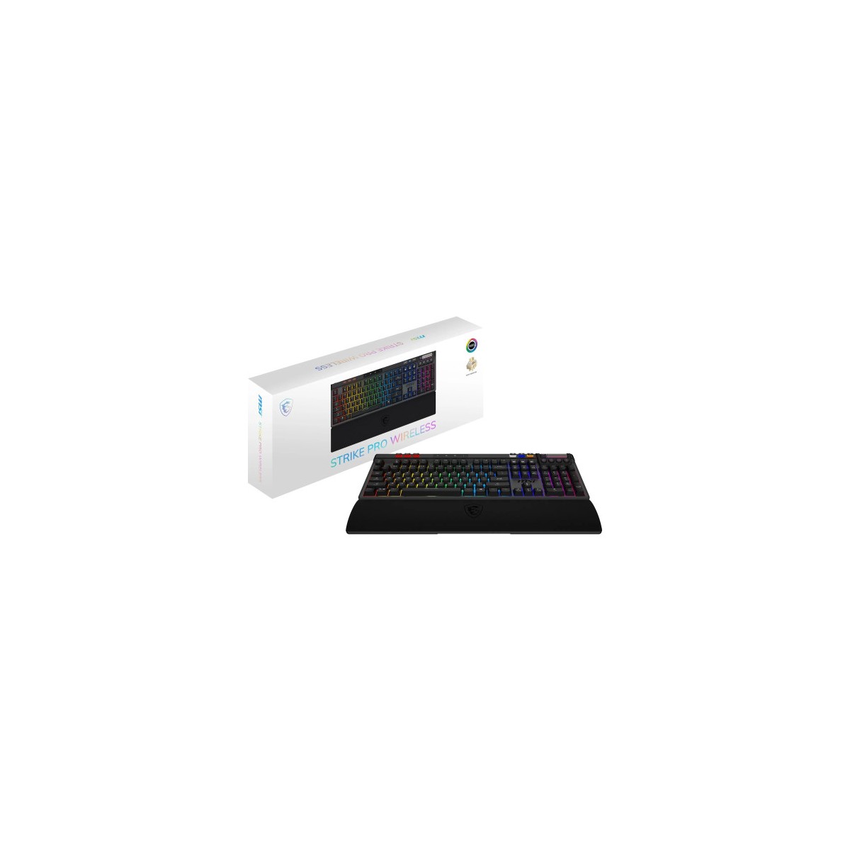 TECLADO MSI STRIKE PRO WIRELESS SILENT ES